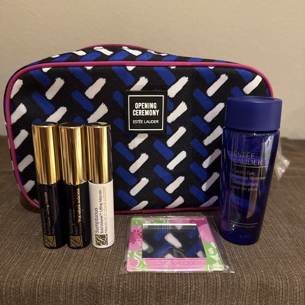 ESTEE LAUDER SUMPTUOUS 2.8ML BOLD VOLUME LIFTING MASCARA 01 BLACK X3 Plus Extras